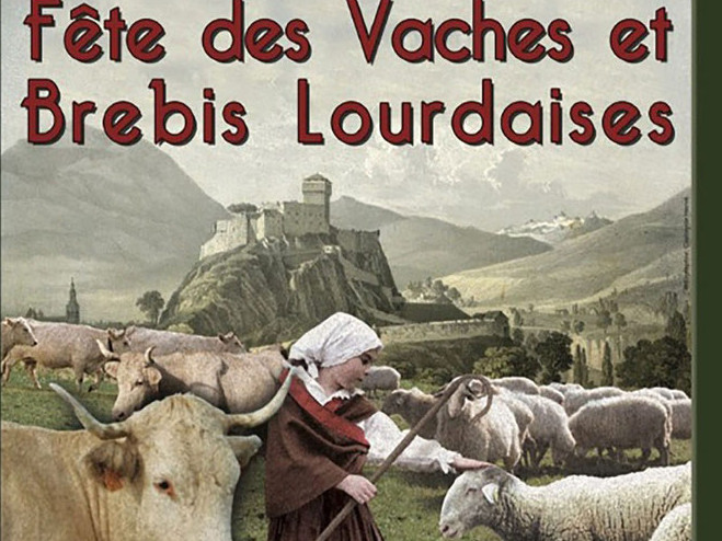 Fête des vaches et brebis lourdaises